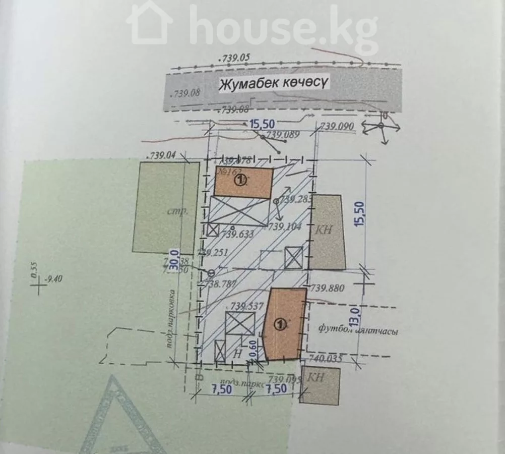 Продажа Участок: город Бишкек, Дворец спорта — за 27 156 000 ⃀ — MHouse (house.kg)