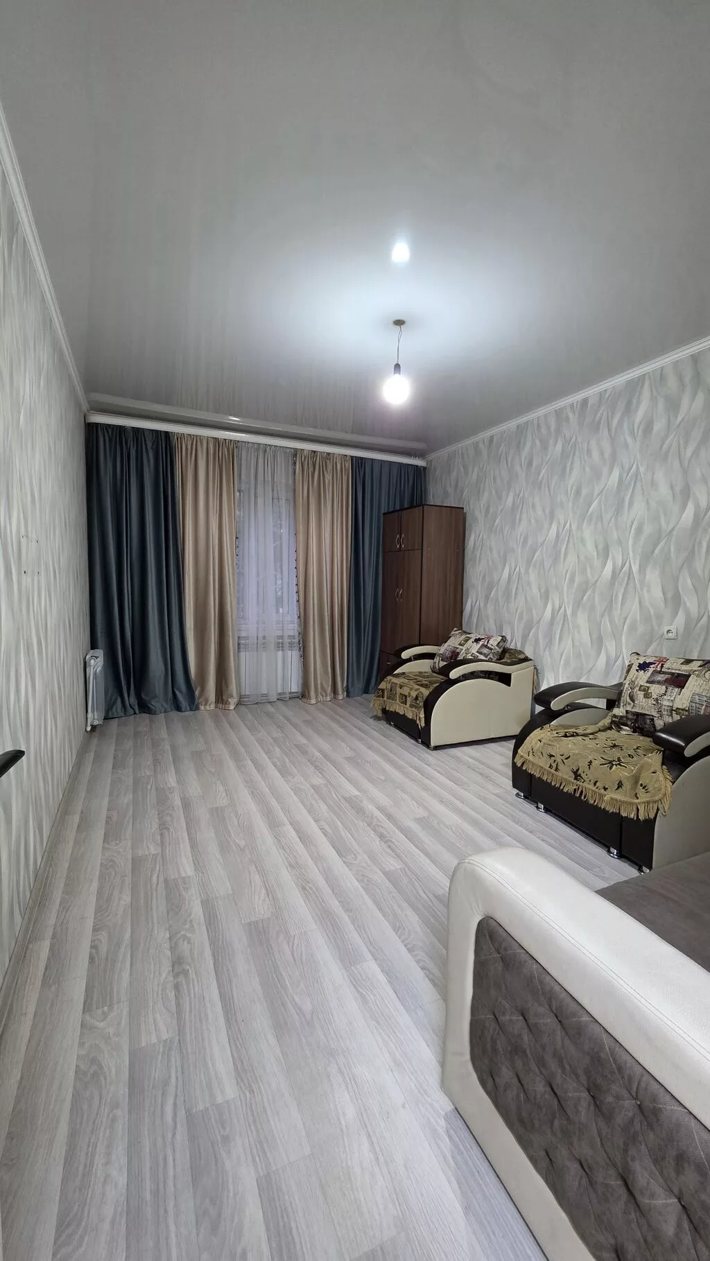2 комнаты, 50 м², Аламедин-1 мкр 105 серия, 1 этаж, Косметический ремонт