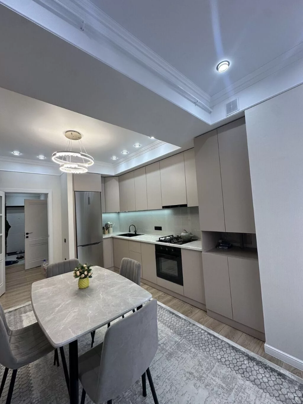 2 комнаты, 70 м², Кок-Жар мкр Элитка, 11 этаж, Евроремонт