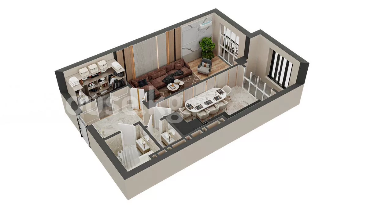 Продажа 1-комн. квартира: город Бишкек, Арча-Бешик ж/м — за 5 480 979 ⃀ — MHouse (house.kg)