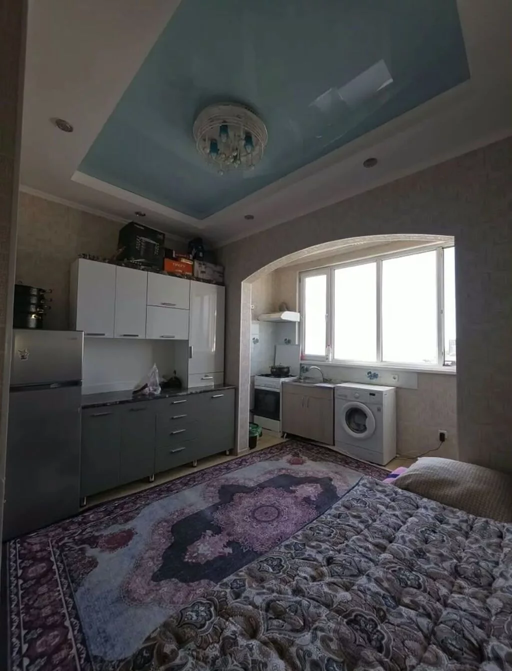1 комната, 45 м², Улан-2 мкр 106 серия улучшенная, 6 этаж, Евроремонт
