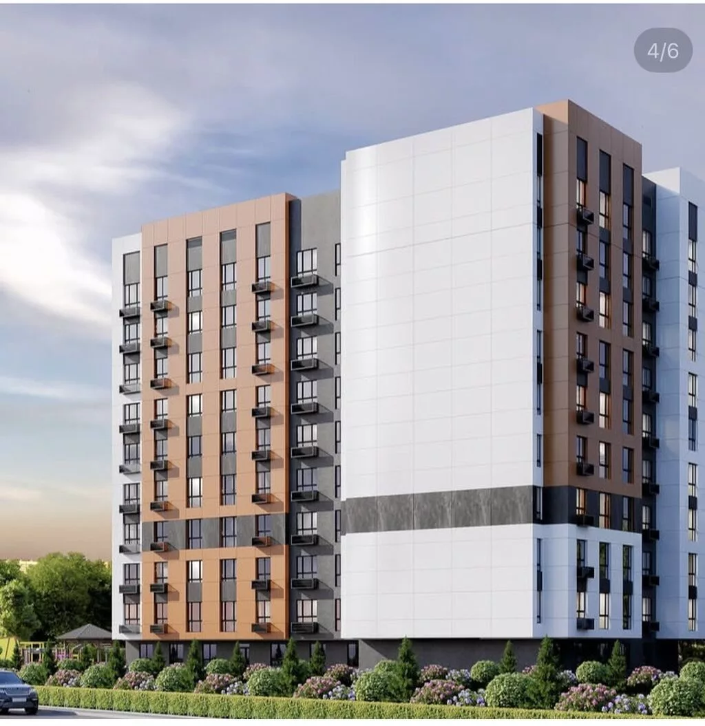 1 комната, 42 м²