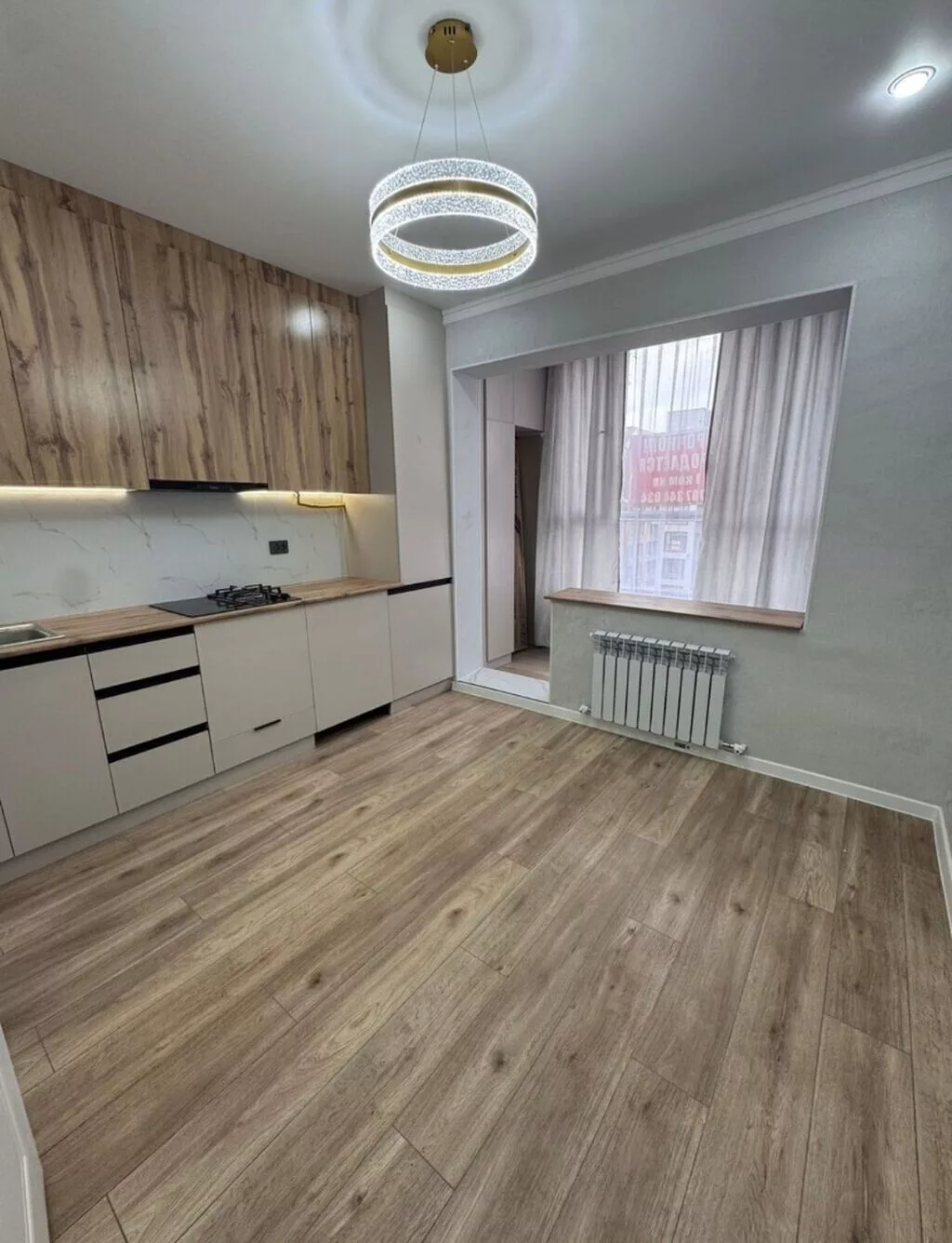 2 комнаты, 44 м², Технопарк Элитка, 1 этаж, Евроремонт