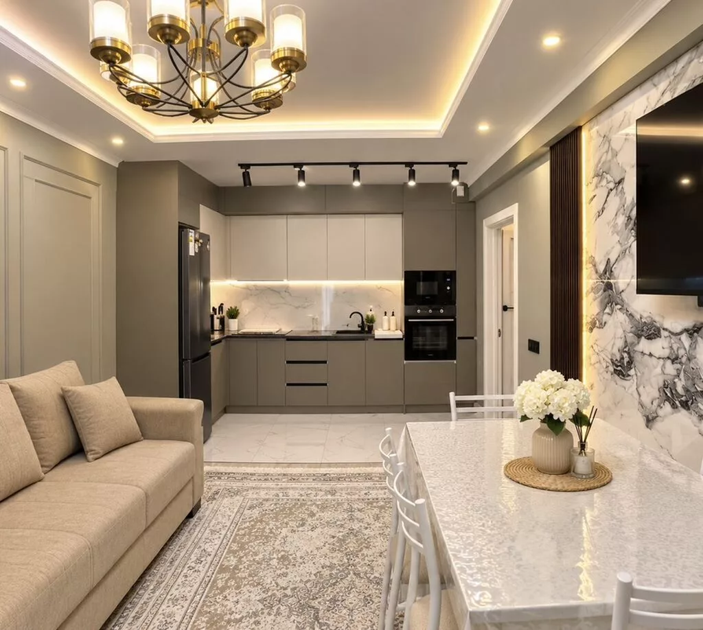 2 комнаты, 51 м², Верхний Джал Элитка, 3 этаж, Дизайнерский ремонт
