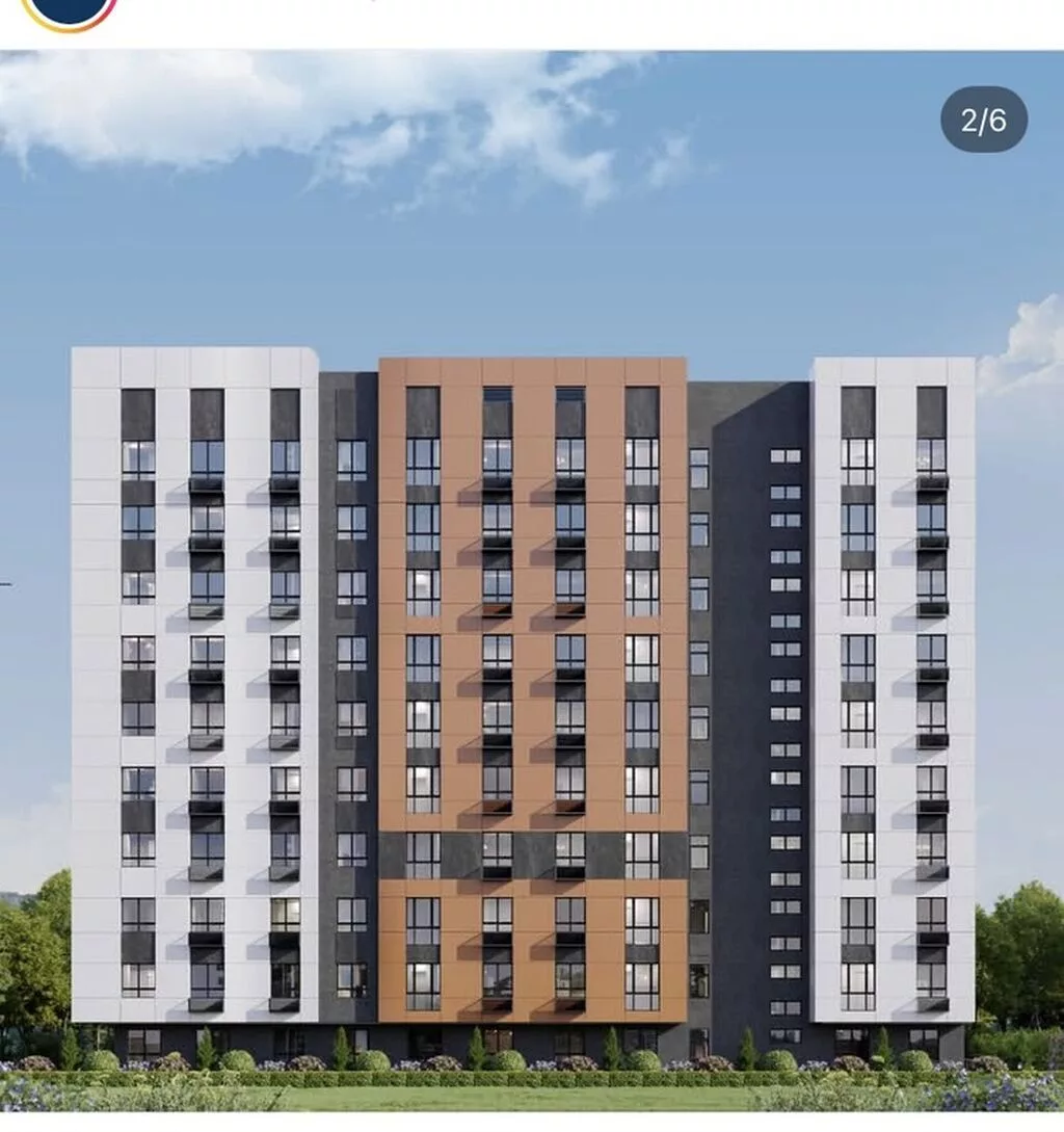 1 комната, 42 м²