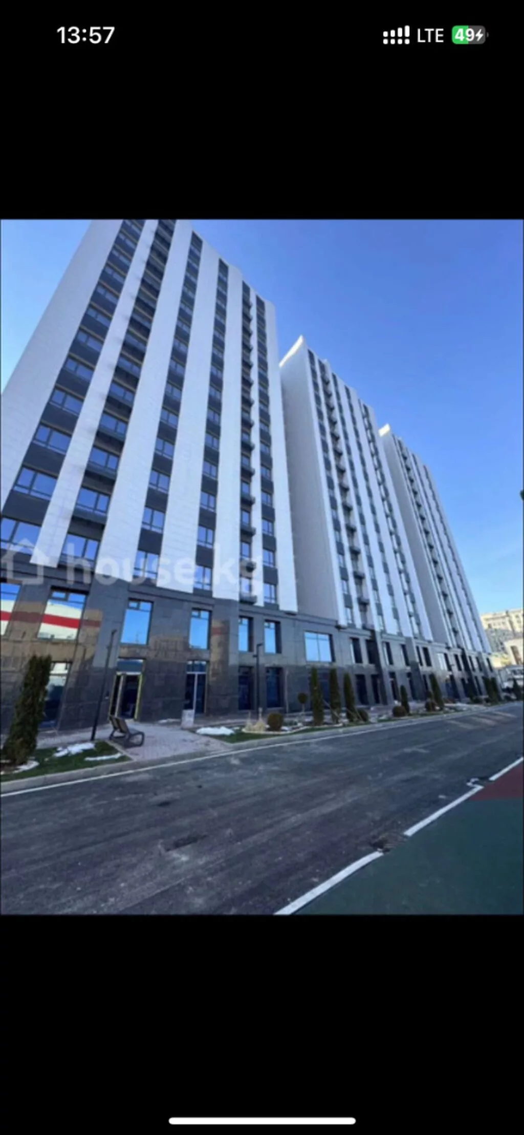 1 комната, 49 м², Таш-Рабат ТРЦ Элитка, 5 этаж, ПСО (под самоотделку)