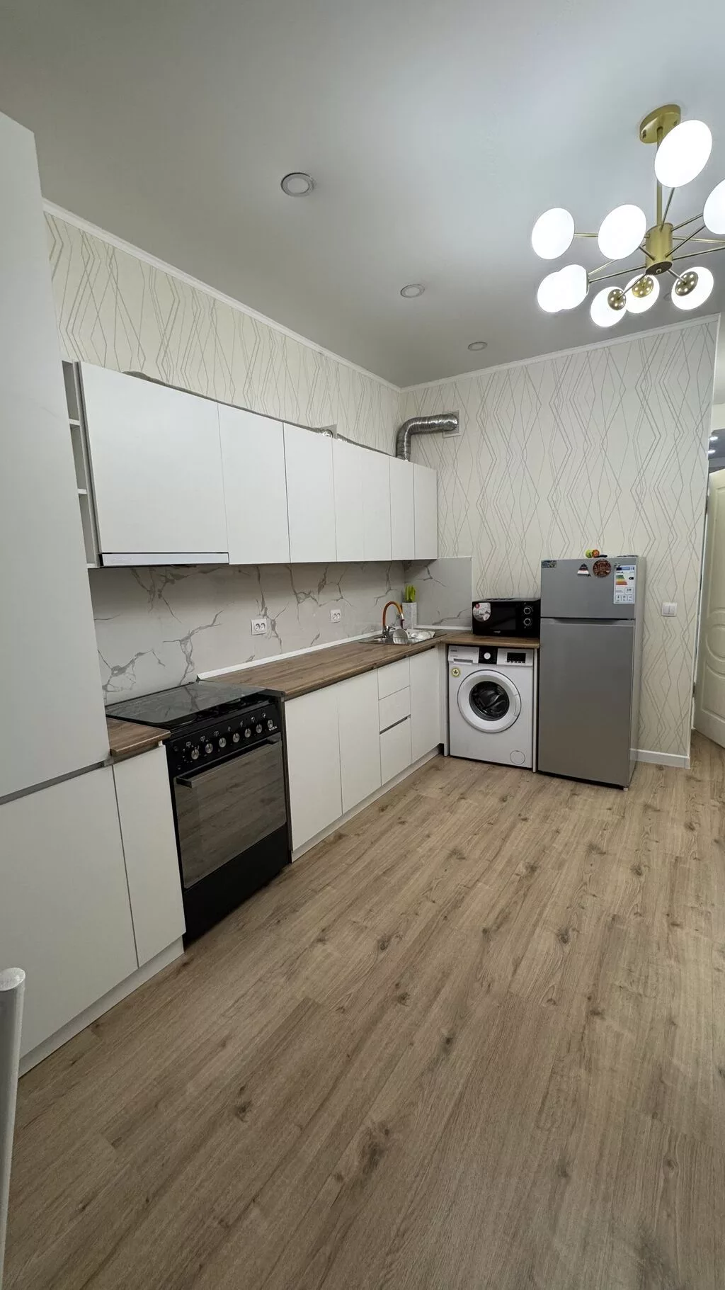 2 комнаты, 52 м², ул. Киевская / Уметалиева Элитка, 6 этаж, Евроремонт