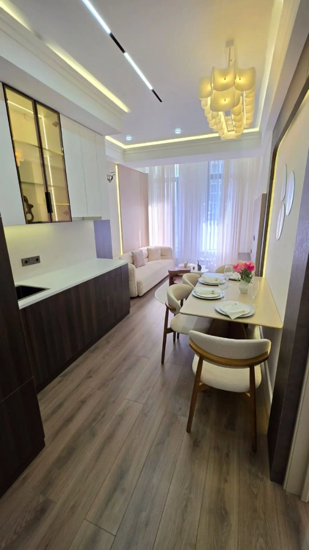 2 комнаты, 48 м², Асанбай мкр Элитка, 13 этаж, Дизайнерский ремонт
