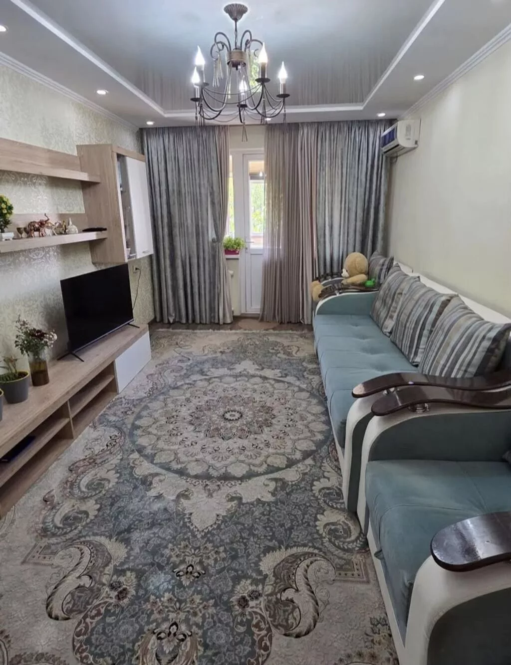 3 комнаты, 58 м², 4 мкр 104 серия, 3 этаж, Свежий ремонт