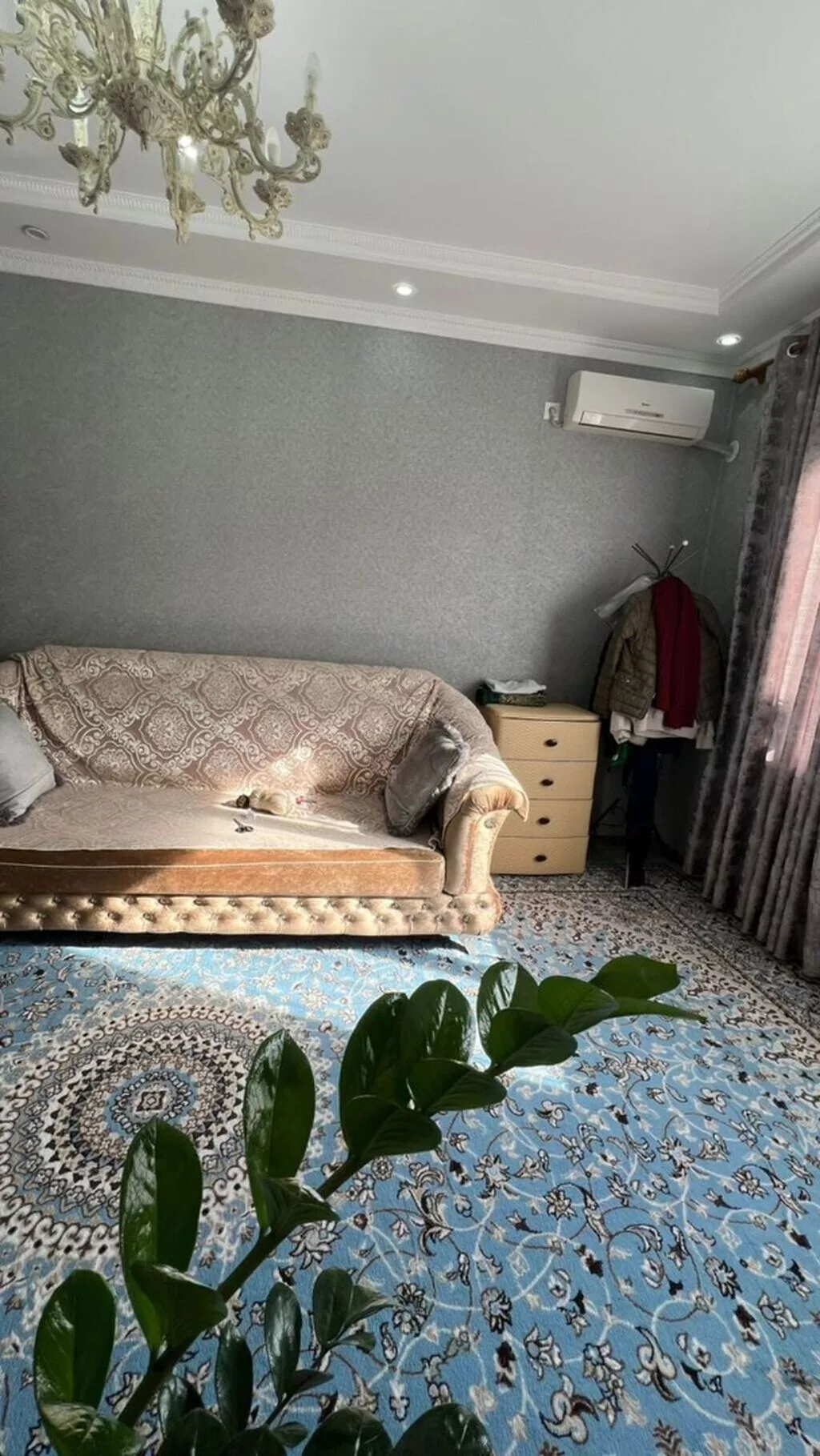2 комнаты, 70 м², 5 мкр 106 серия улучшенная, 7 этаж, Косметический ремонт