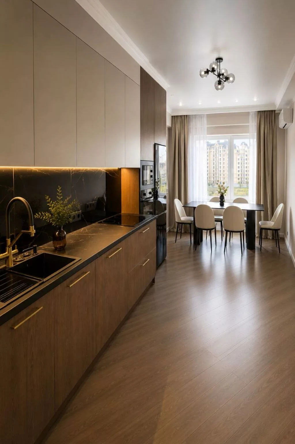 2 комнаты, 73 м², Асанбай мкр Элитка, 4 этаж, Дизайнерский ремонт