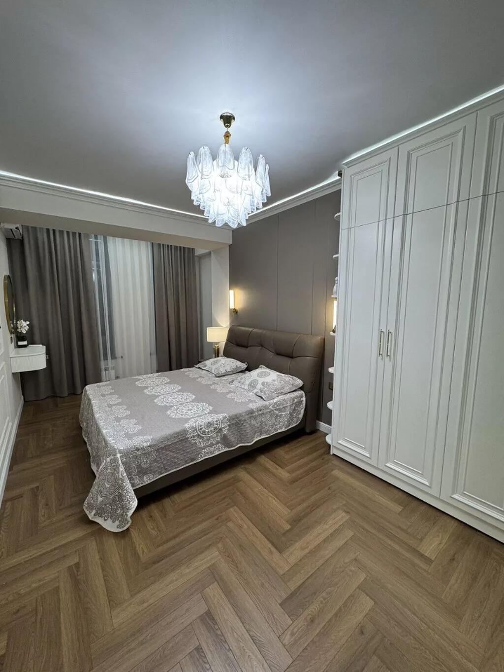 3 комнаты, 105 м², Асанбай мкр Элитка, 9 этаж, Дизайнерский ремонт