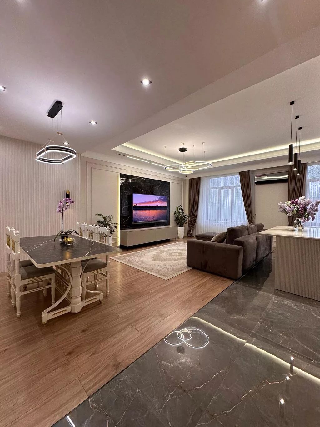 4 комнаты, 148 м², Асанбай мкр Элитка, 7 этаж, Дизайнерский ремонт