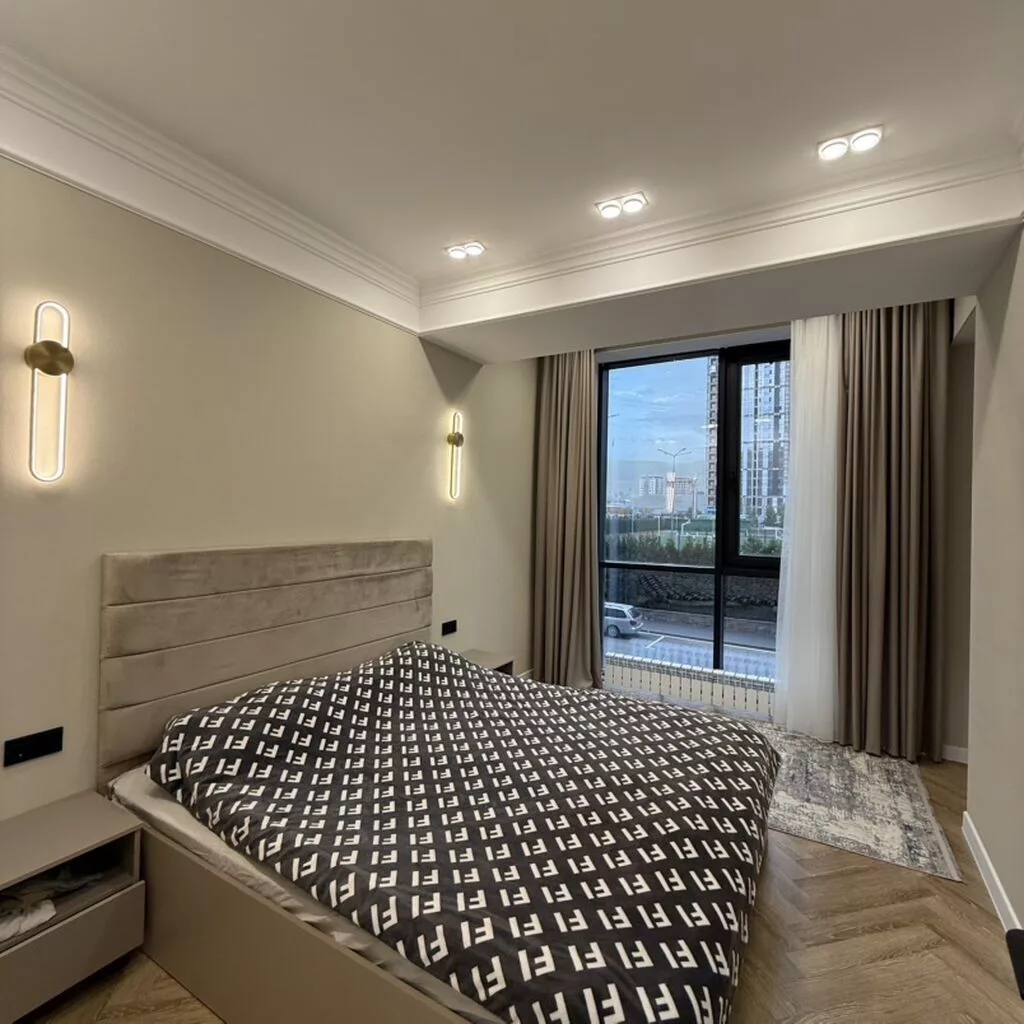 2 комнаты, 58 м², Асанбай мкр Элитка, 2 этаж, Дизайнерский ремонт