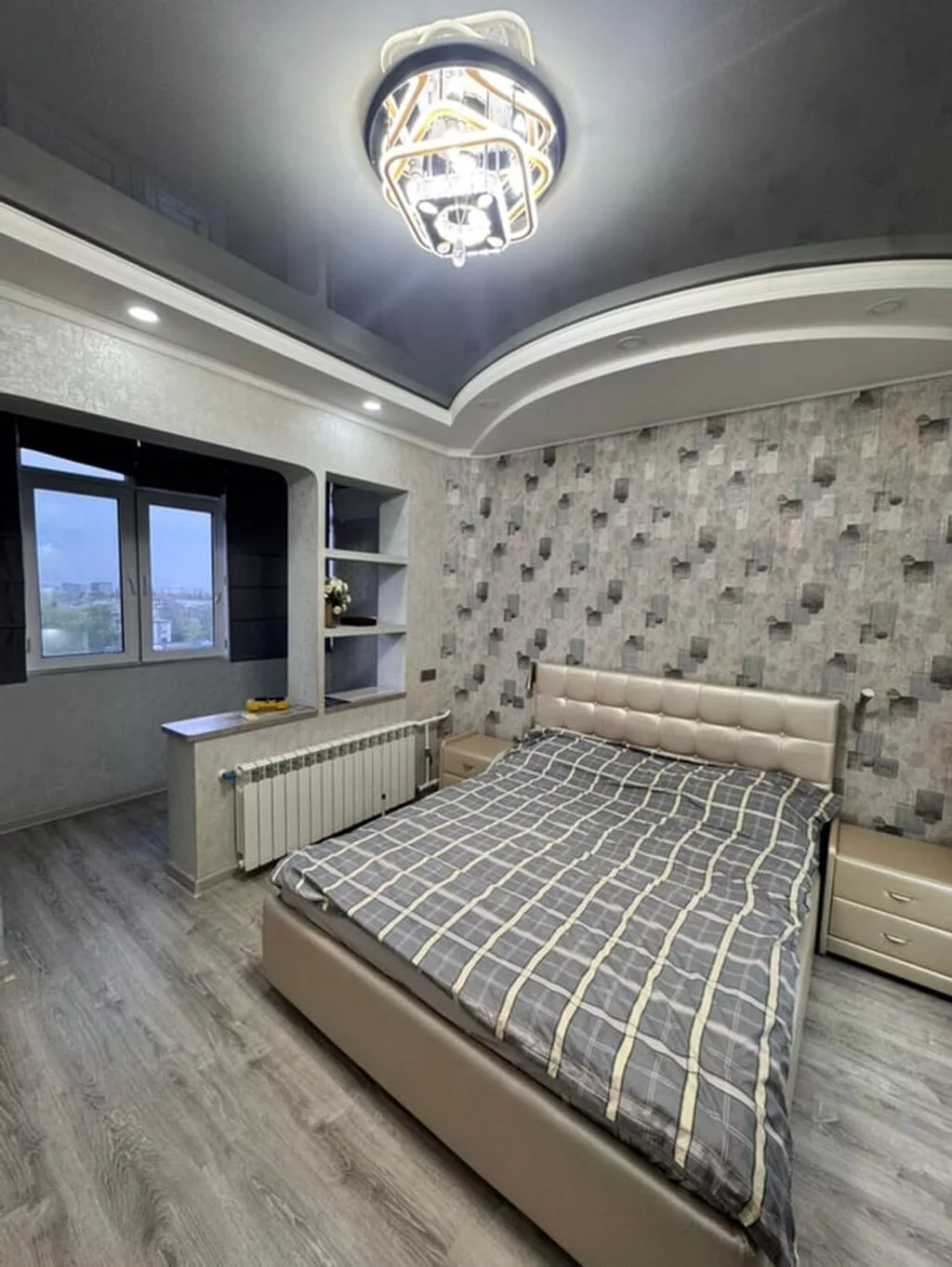 2 комнаты, 64 м², 7 мкр 105 серия, 8 этаж, Свежий ремонт