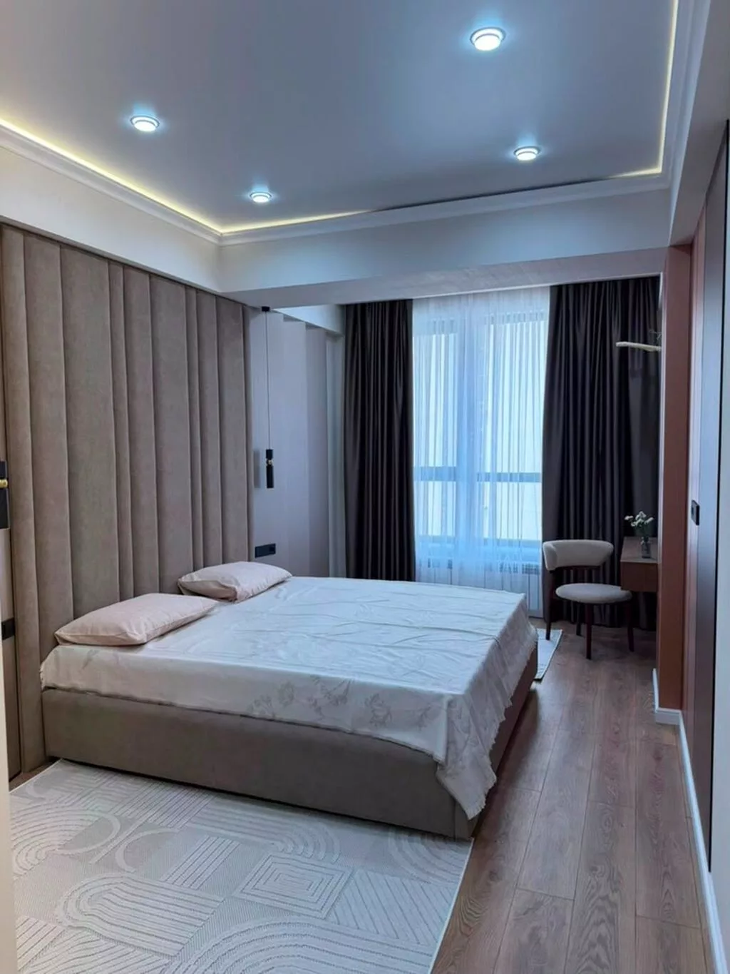 3 комнаты, 82 м², Асанбай мкр 9 этаж, Дизайнерский ремонт