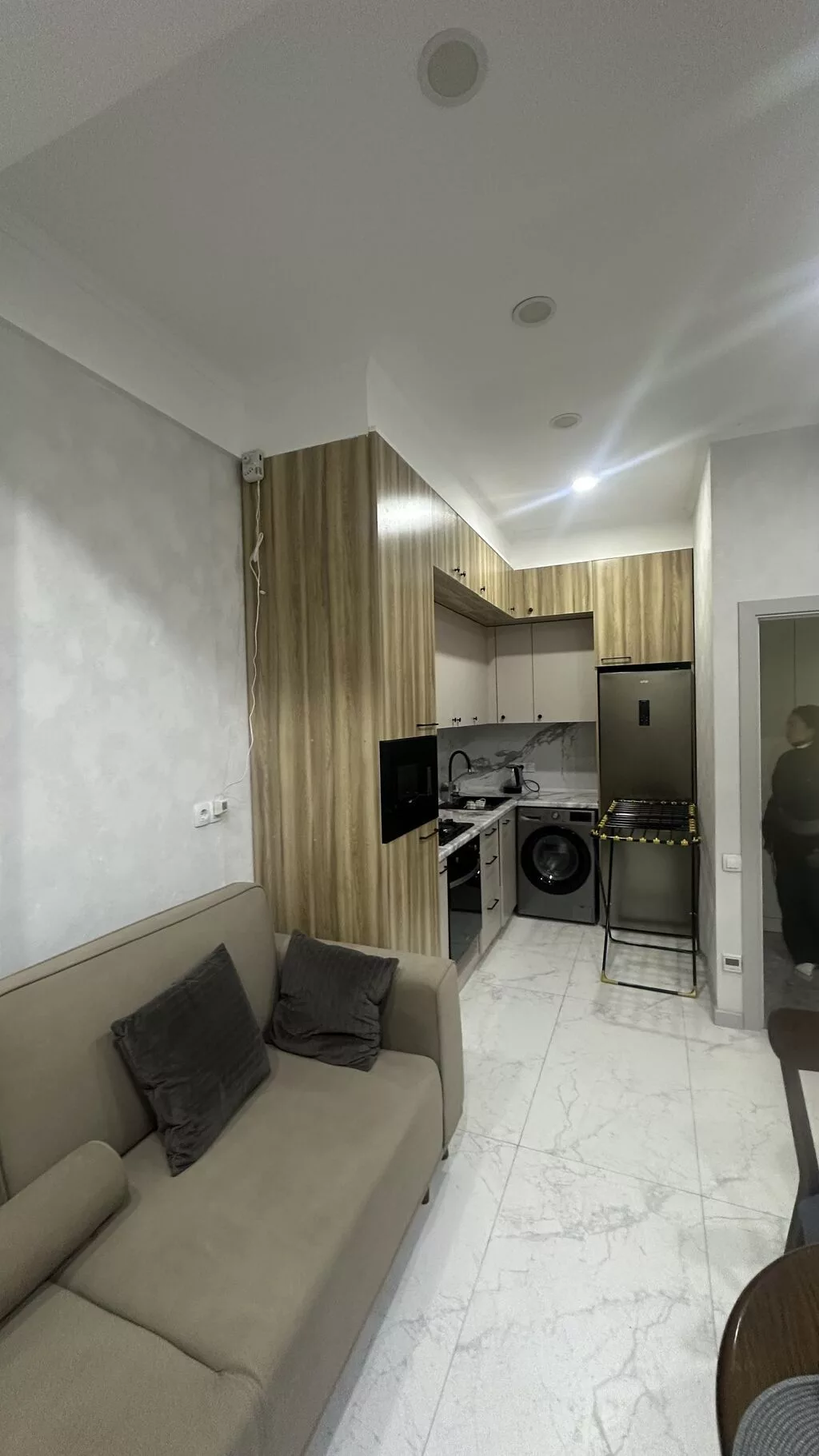 1 комната, Асанбай мкр Риэлтор, Без животных, от 1 года, С мебелью полностью