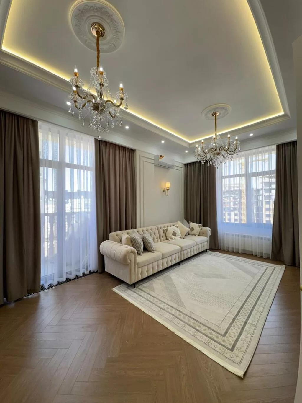2 комнаты, 75 м², Асанбай мкр Элитка, 9 этаж, Дизайнерский ремонт
