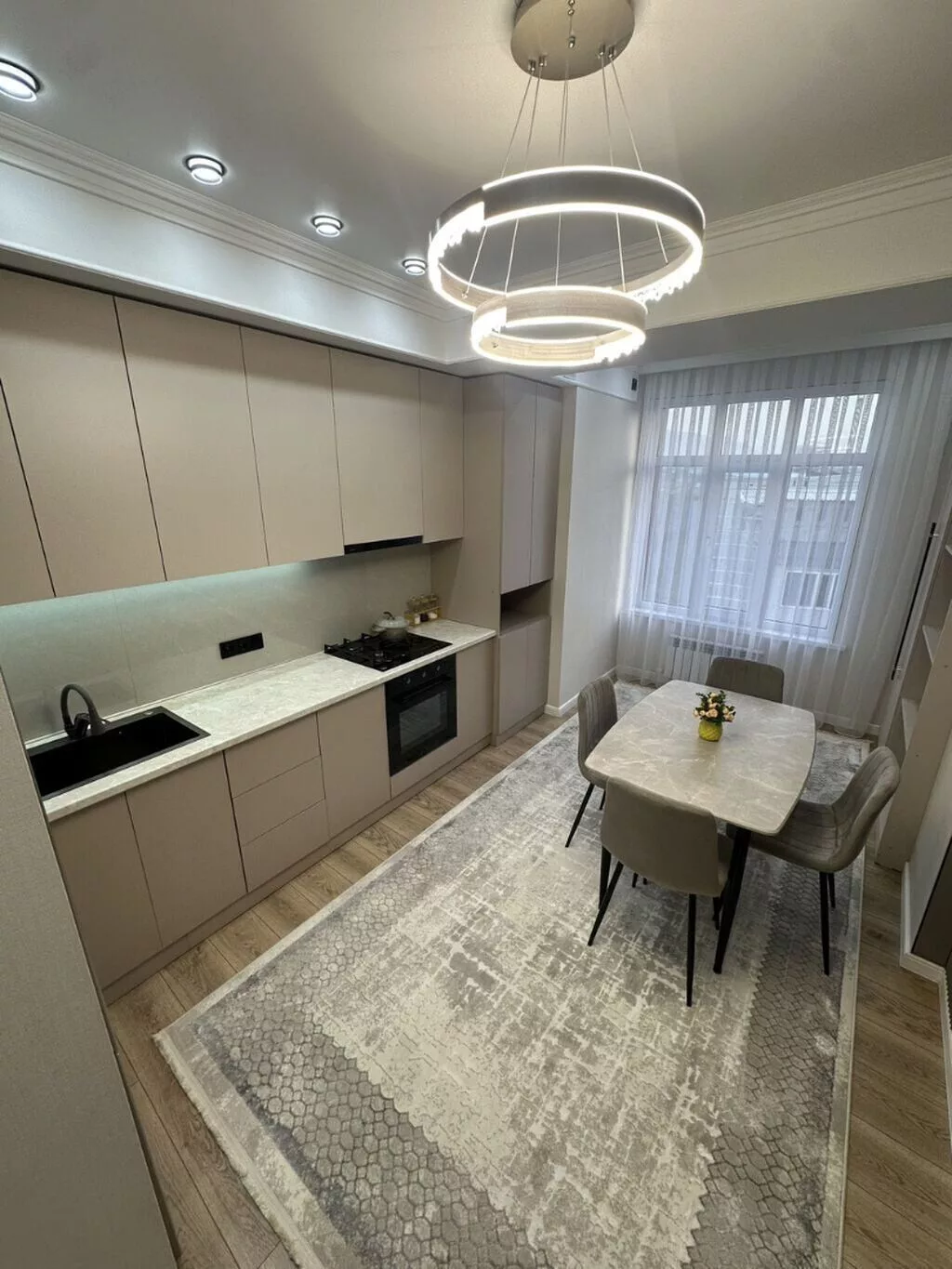 2 комнаты, 70 м², Кок-Жар мкр Элитка, 11 этаж, Евроремонт