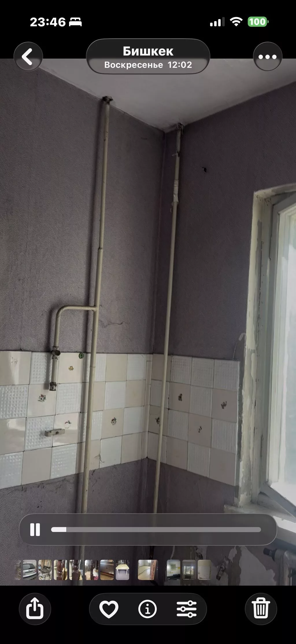 2 комнаты, 47 м², 105 серия, 3 этаж, ПСО (под самоотделку)