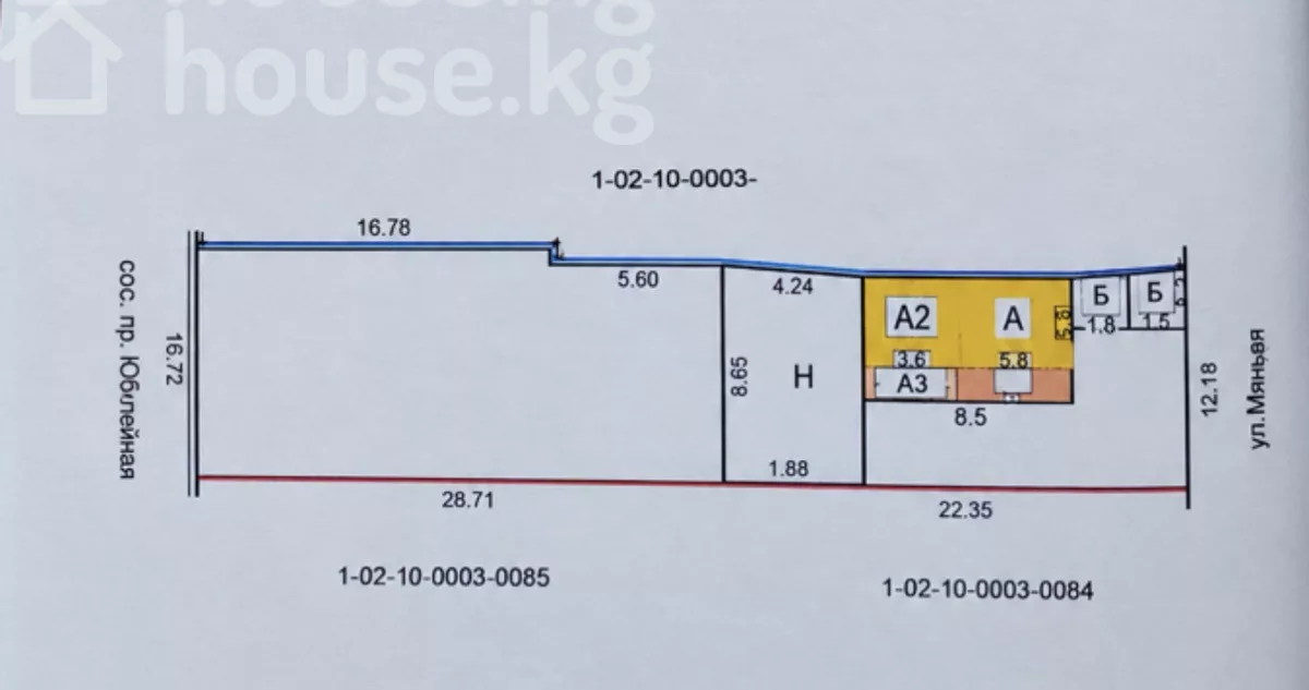 Продажа Участок: город Бишкек, КНУ — за 20 148 000 ⃀ — MHouse (house.kg)
