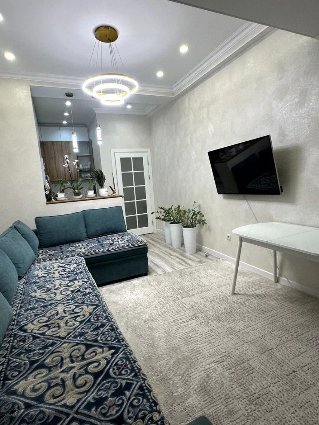 2 комнаты, 47 м², Асанбай мкр Элитка, 3 этаж, Евроремонт