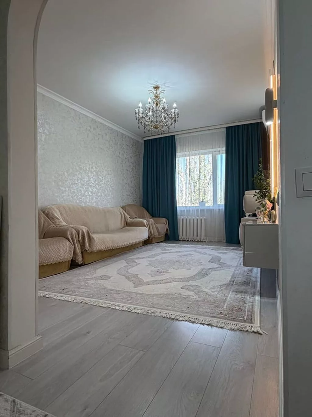 2 комнаты, 50 м², 105 серия, 5 этаж, Свежий ремонт