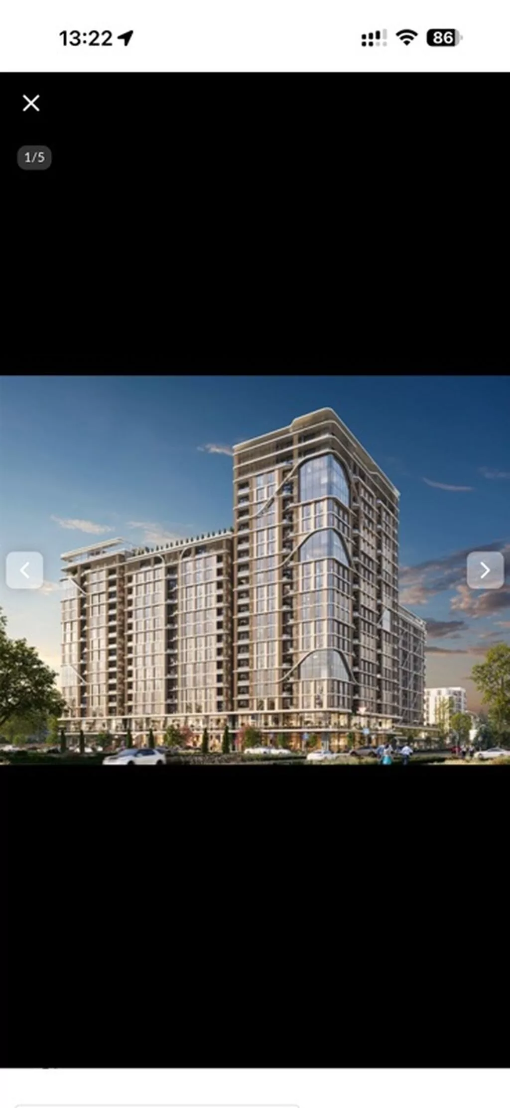 Строится, 2 комнаты, 80 м²