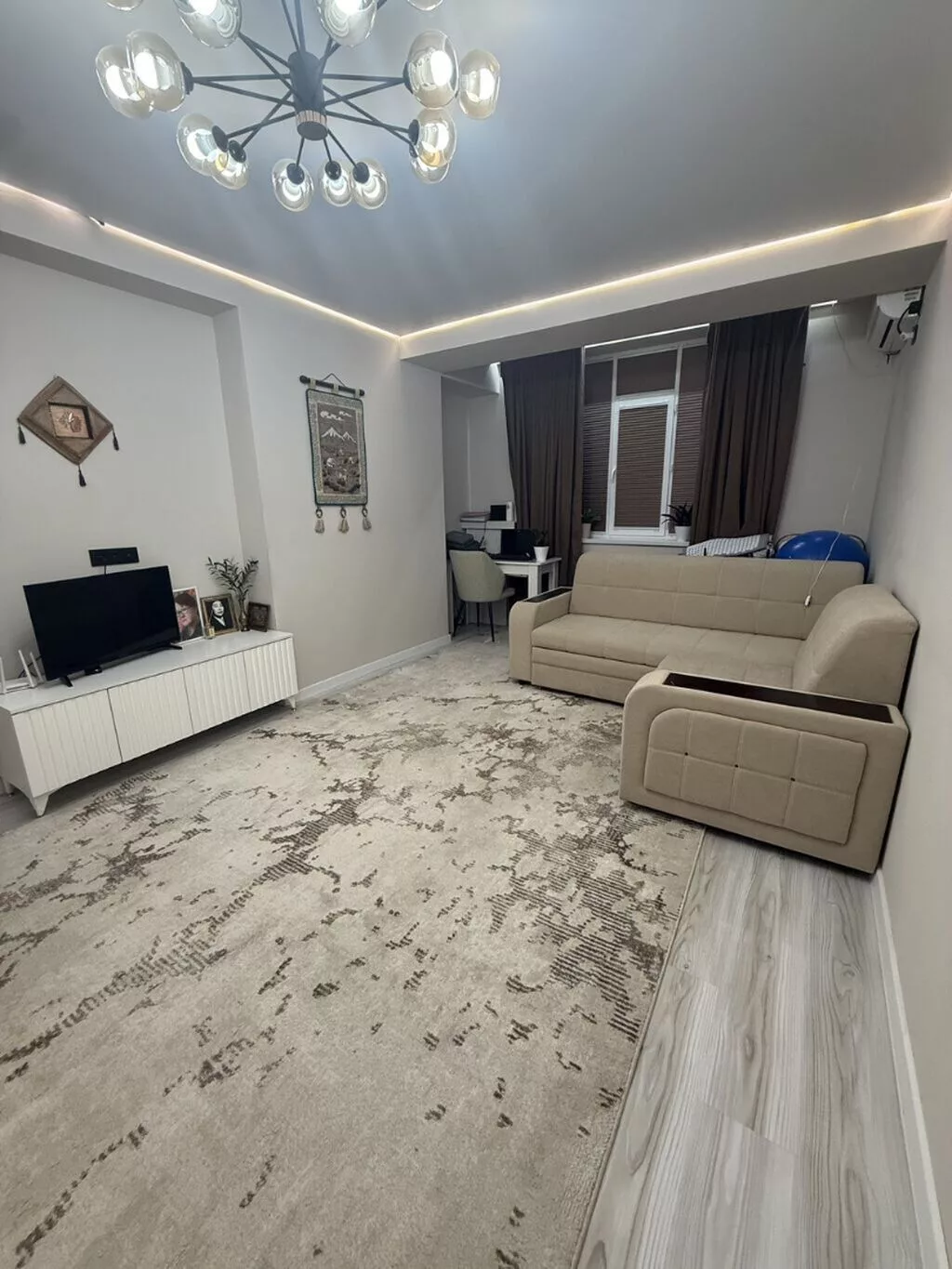 1 комната, 42 м², Джал-15 Элитка, 6 этаж, Евроремонт