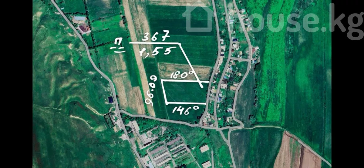 Продажа Участок: город Бишкек, с. Сарбан — за 13 135 500 ⃀ — MHouse (house.kg)