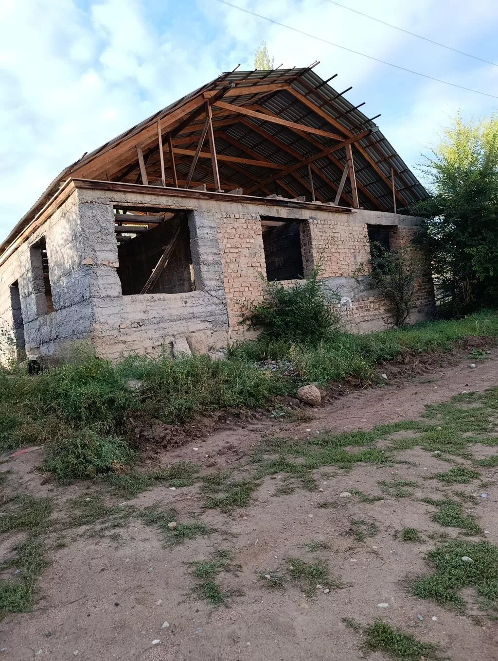 Срочно продаётся недостроенный дом в с. Кызыл-Суу (Покровка)