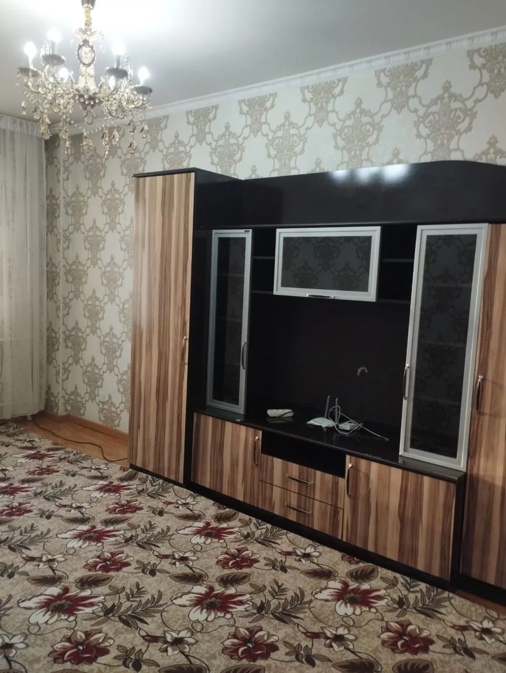 1 комната, Анар мкр., Собственник, Семейным, от 1 года, С мебелью полностью