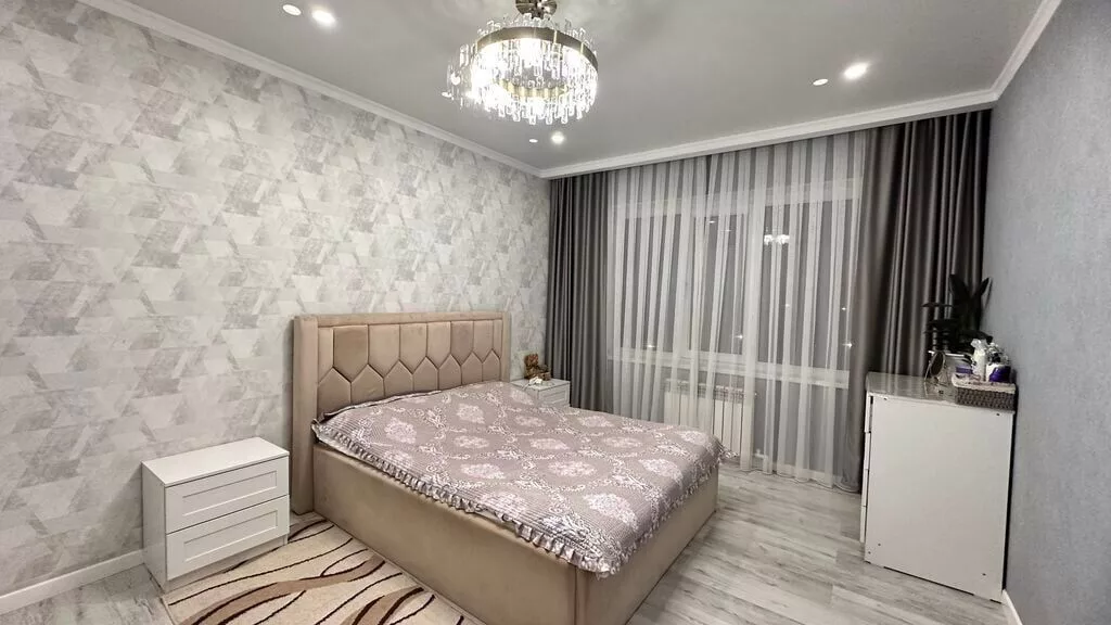 3 комнаты, 85 м², Кок-Жар мкр 106 серия улучшенная, 5 этаж, Евроремонт