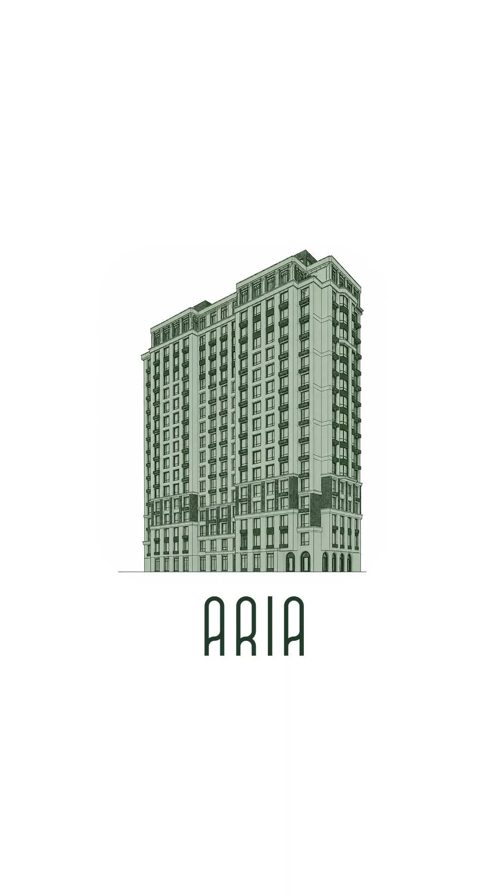 Жилой дом ARIA от GARANT Development - Трёхкомнатная квартира с