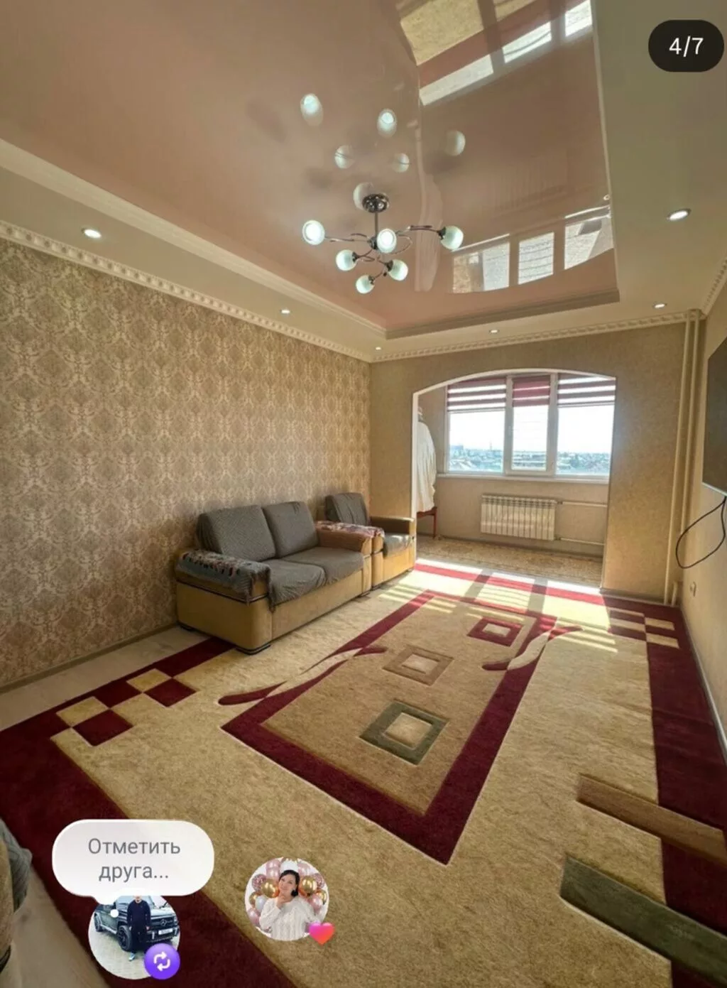 2 комнаты, 68 м², Средний Джал 106 серия улучшенная, 6 этаж, Евроремонт
