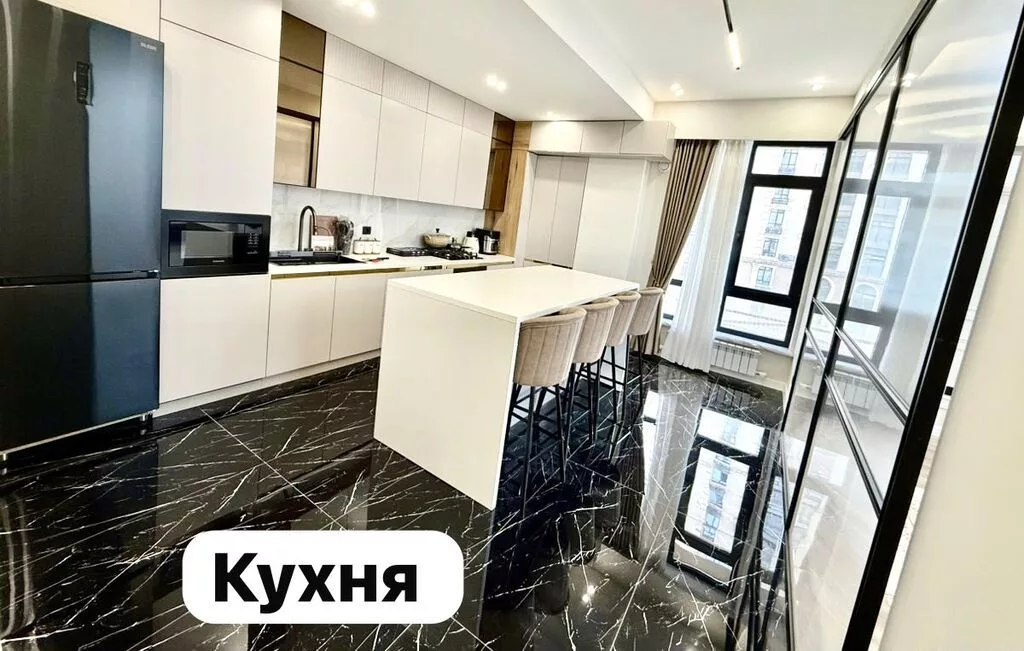 4 комнаты, Ала-Арча ТРЦ Агентство недвижимости, Без животных, от 6 месяцев, от 1 года, С мебелью полностью