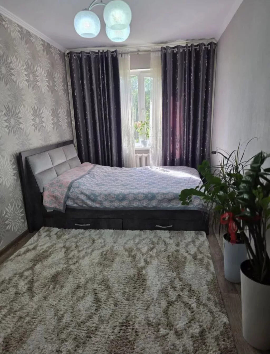 3 комнаты, 58 м², 4 мкр 104 серия, 3 этаж, Свежий ремонт
