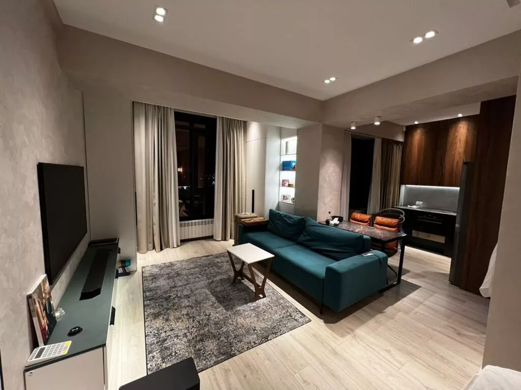1 комната, 43 м², Кок-Жар мкр Элитка, 12 этаж, Дизайнерский ремонт