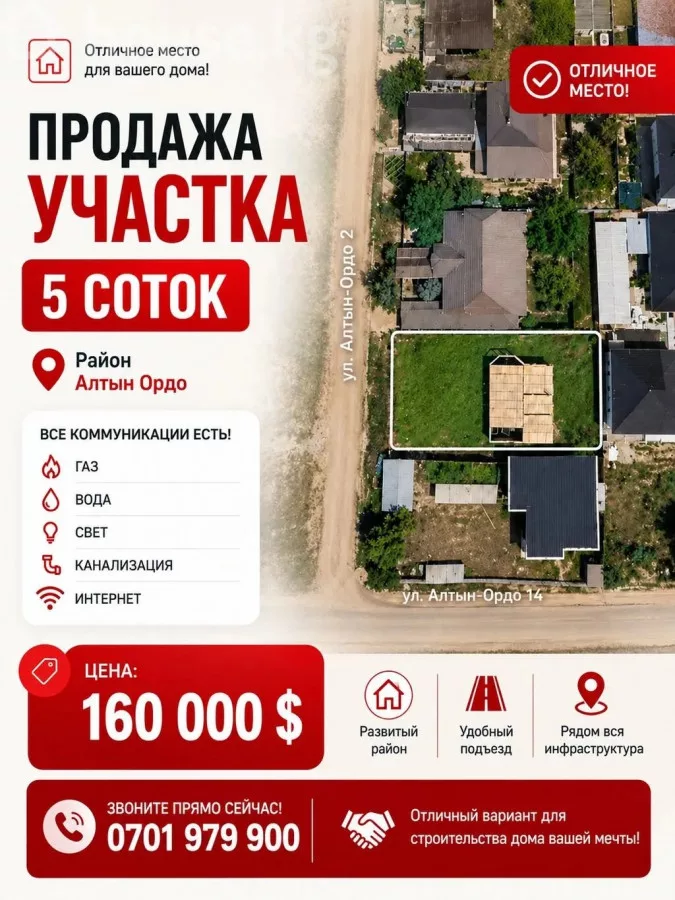 Продажа Участок: город Бишкек, Ак-Ордо ж/м — за 13 576 450 ⃀ — MHouse (house.kg)