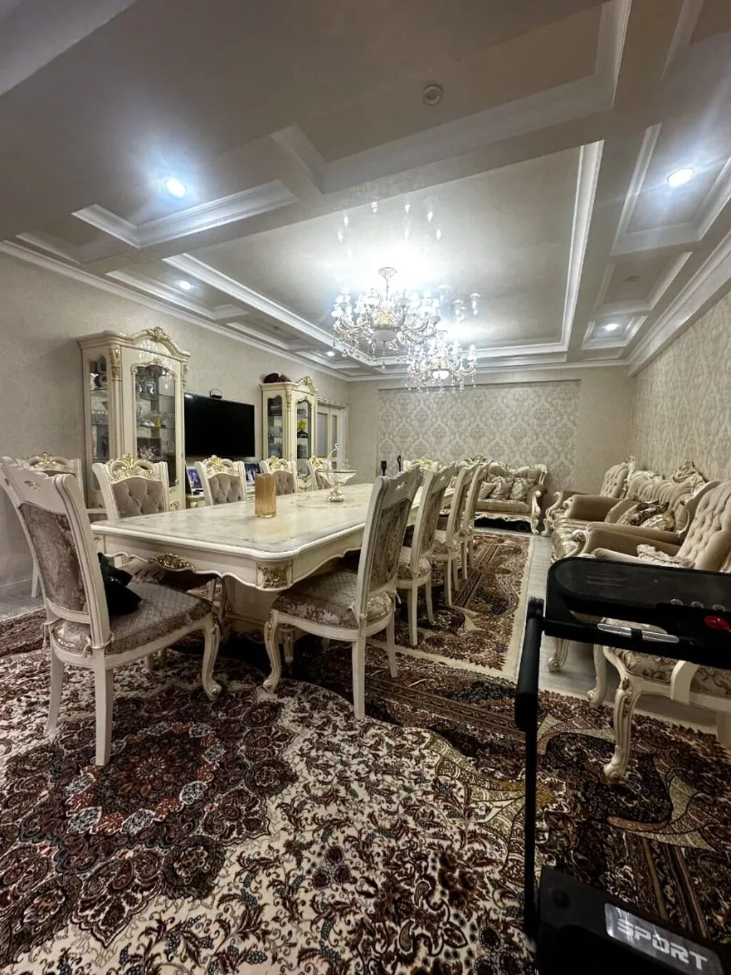 4 комнаты, 136 м², Асанбай мкр Элитка, 1 этаж, Дизайнерский ремонт
