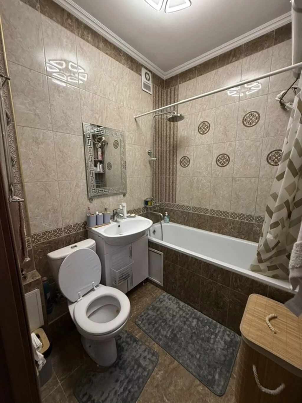 1 комната, 47 м², Тунгуч мкр 106 серия улучшенная, 8 этаж, Свежий ремонт