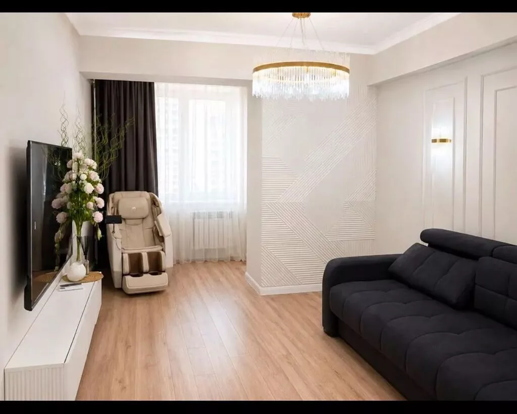 2 комнаты, 76 м², Асанбай мкр Элитка, 13 этаж, Дизайнерский ремонт