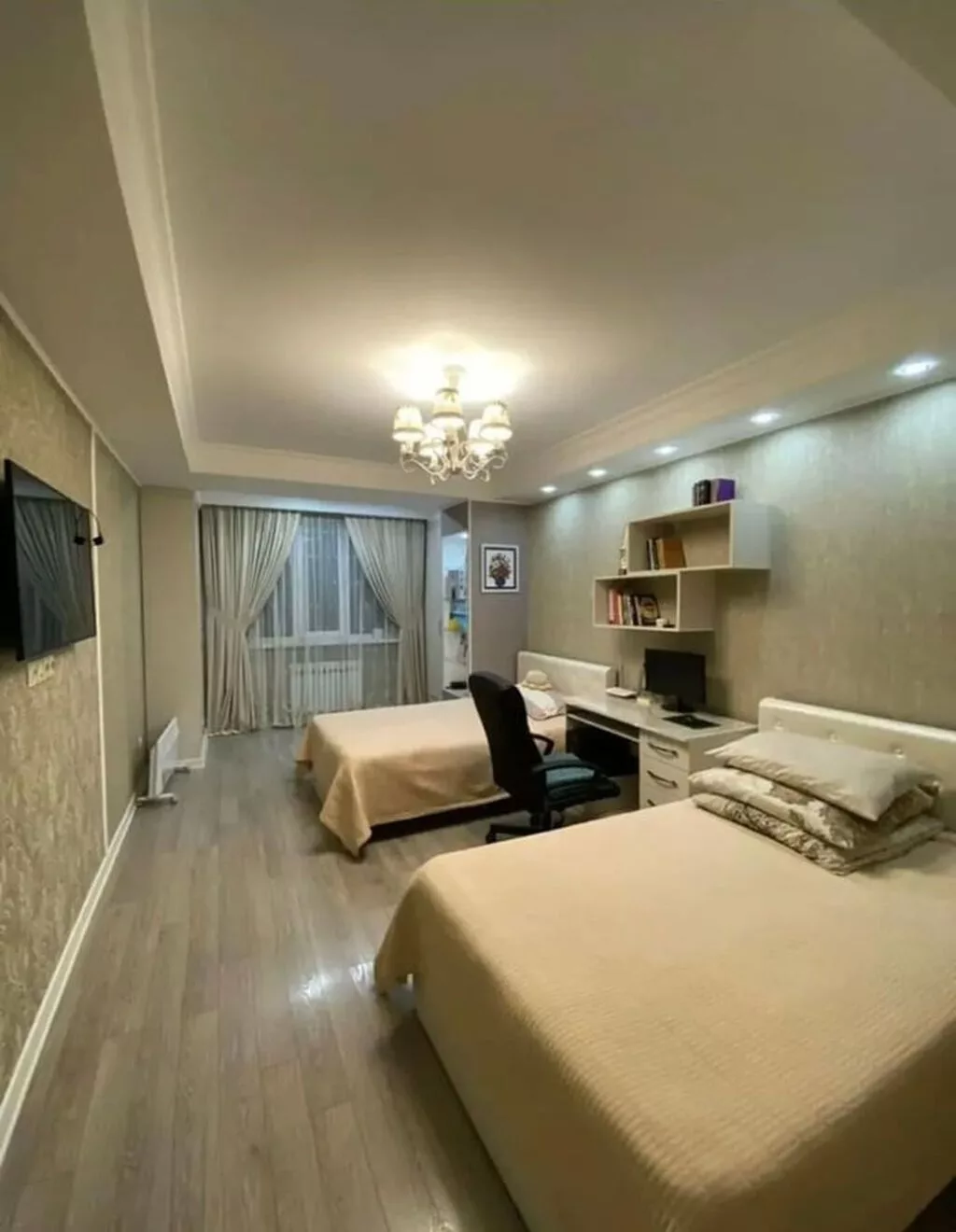 3 комнаты, 97 м², Кок-Жар мкр Элитка, 3 этаж, Евроремонт
