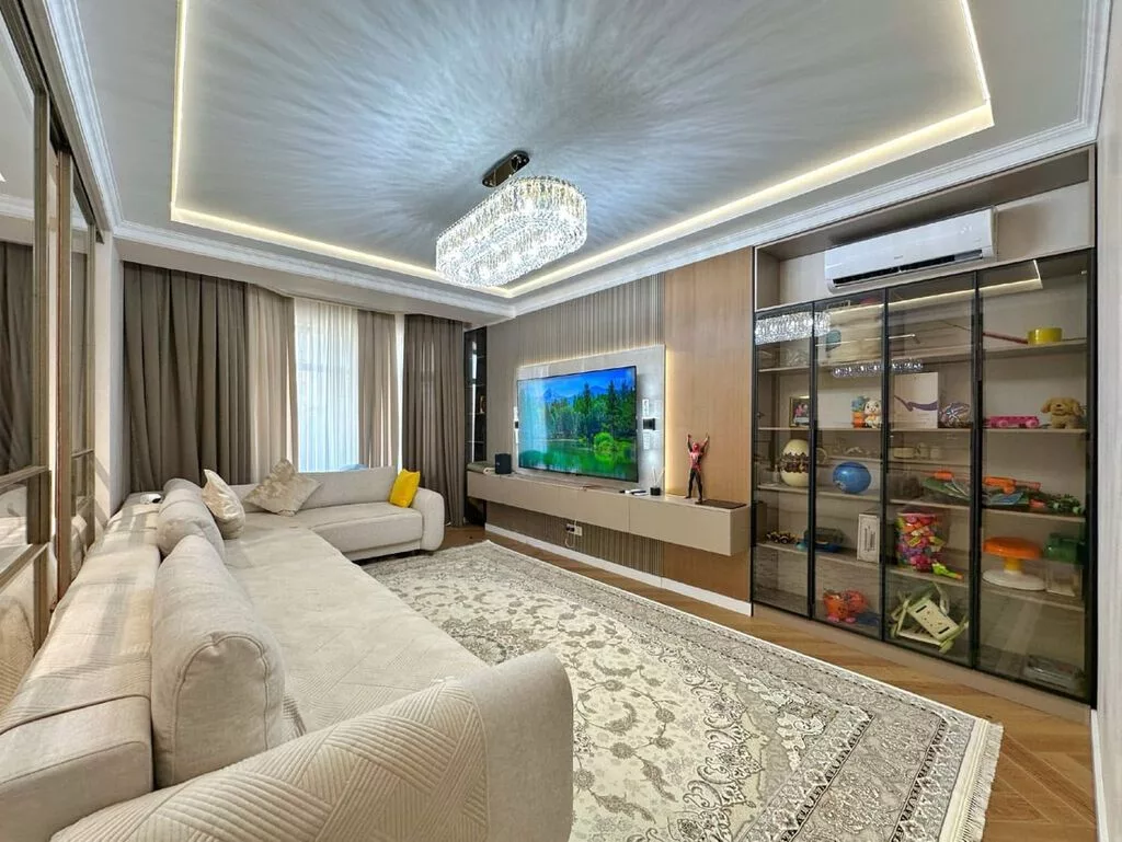 3 комнаты, 122 м², Ак-Кеме Элитка, 11 этаж, Евроремонт