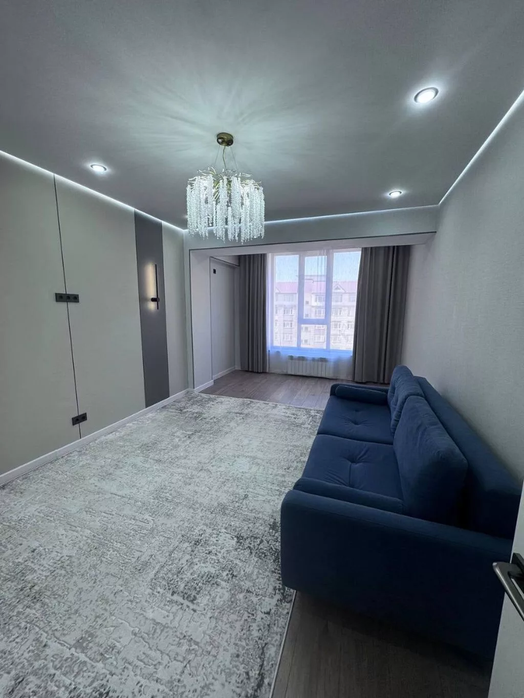 1 комната, 48 м², Кок-Жар мкр Элитка, 8 этаж, Евроремонт