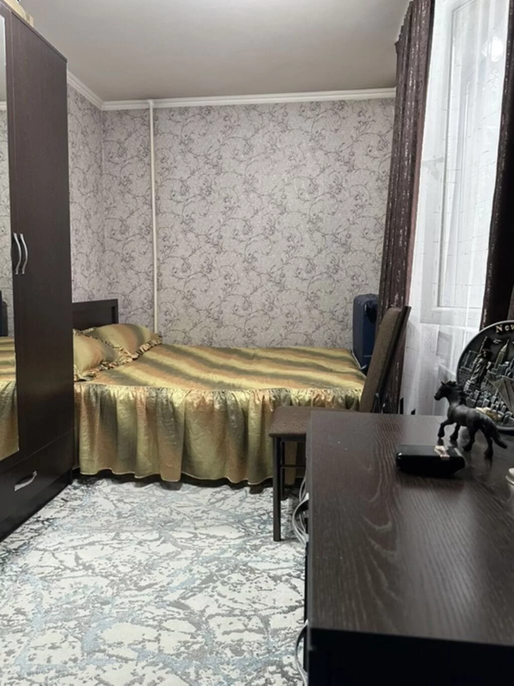 2 комнаты, 45 м², 3 мкр 104 серия, 1 этаж, Свежий ремонт