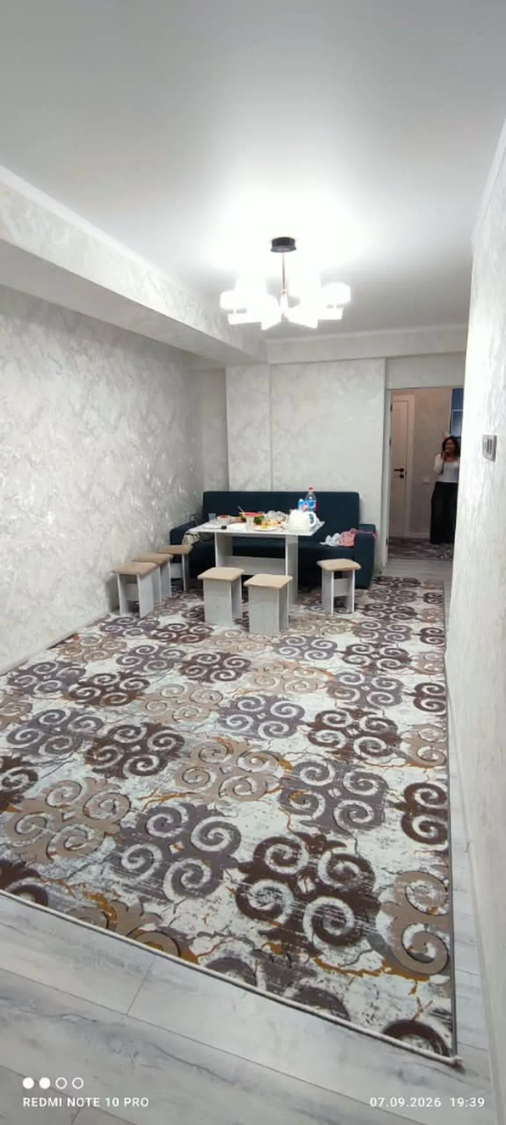 2 комнаты, 52 м², Ак-Орго ж/м Элитка, 3 этаж, Евроремонт