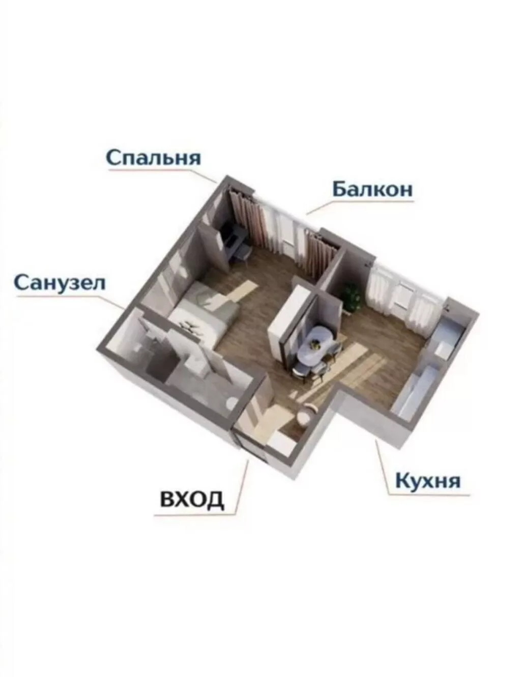 1 комната, 33 м², Пишпек 106 серия улучшенная, 4 этаж, Свежий ремонт