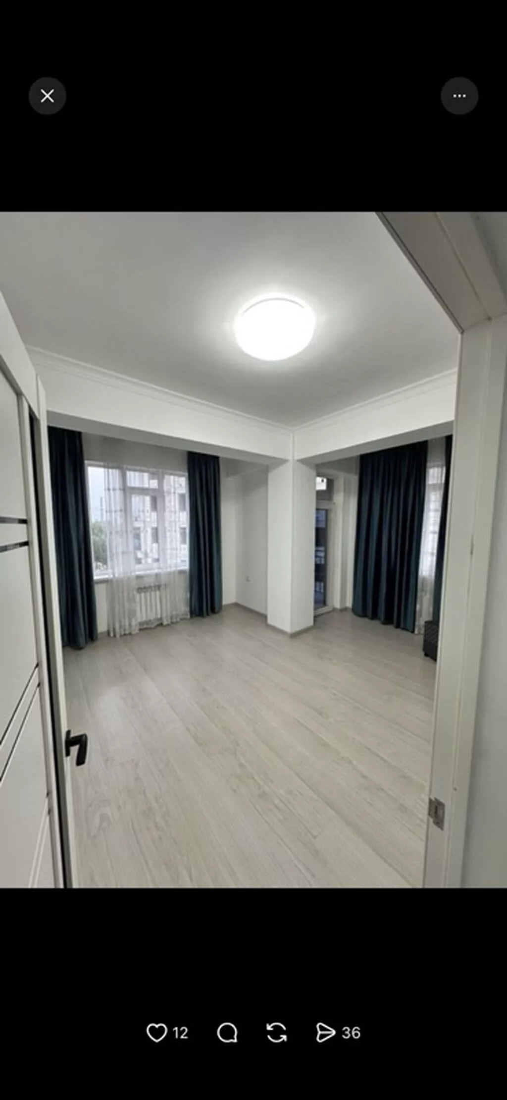 Светлая 2‑комнатная квартира с современным ремонтом. 🏠 Сдаётся место