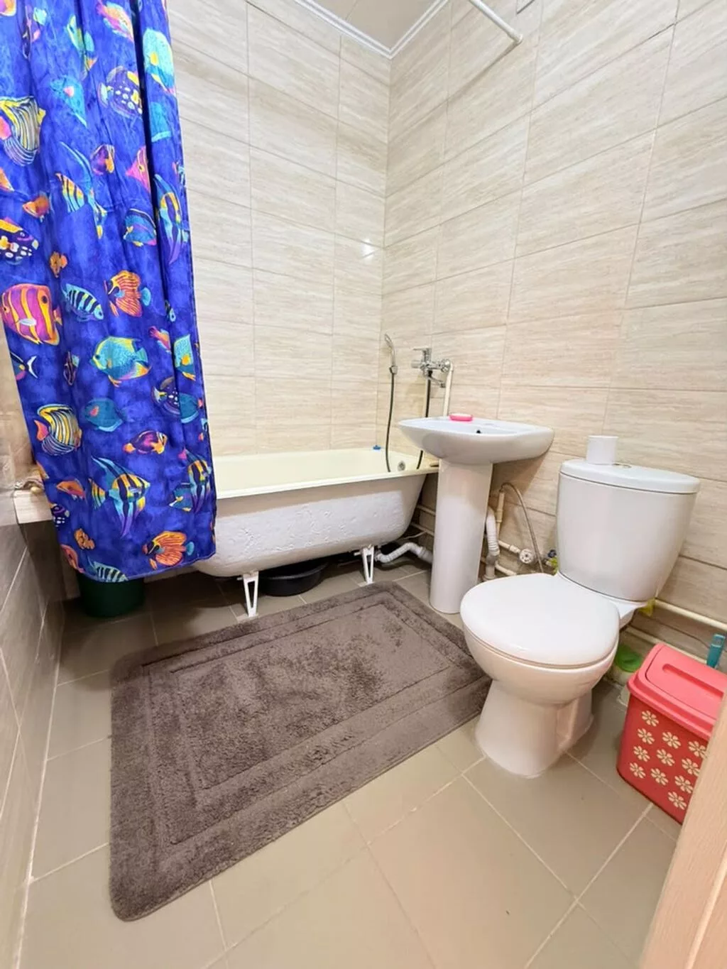 1 комната, 36 м², Тунгуч мкр 105 серия, 6 этаж, Косметический ремонт